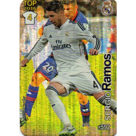 Sergio Ramos Real Madrid Security Puntas Redondas 592 Las Fichas Quiz Liga 2016 Official Quiz Game Collection
