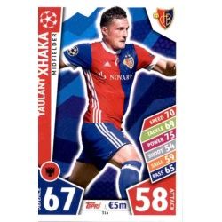 Taulant Xhaka Basilea 314 Match Attax Champions 2017-18