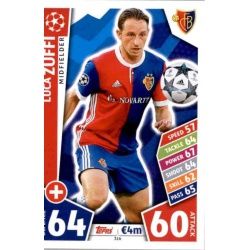 Luca Zuffi Basilea 316 Match Attax Champions 2017-18