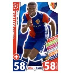 Dereck Kutesa Basilea 317 Match Attax Champions 2017-18