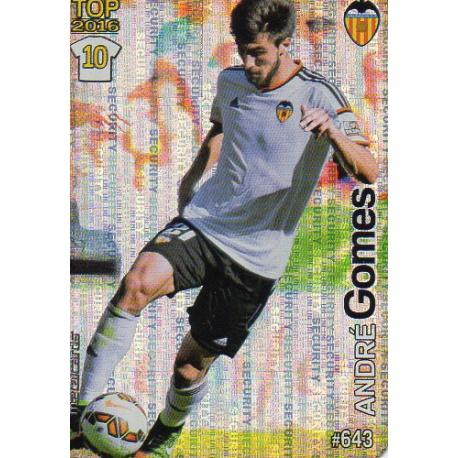 Andre Gomes Valencia Security Puntas Redondas 643 Las Fichas Quiz Liga 2016 Official Quiz Game Collection
