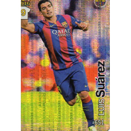 Luis Suárez Barcelona Security Puntas Redondas 651 Las Fichas Quiz Liga 2016 Official Quiz Game Collection