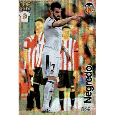 Negredo Valencia Security Puntas Redondas 654 Las Fichas Quiz Liga 2016 Official Quiz Game Collection