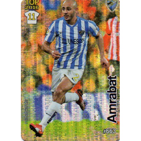 Amrabat Málaga Security Puntas Redondas 663 Las Fichas Quiz Liga 2016 Official Quiz Game Collection