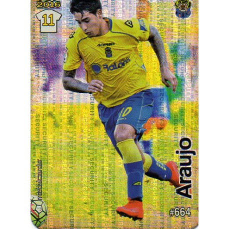 Araujo Las Palmas Security Puntas Redondas 664 Las Fichas Quiz Liga 2016 Official Quiz Game Collection