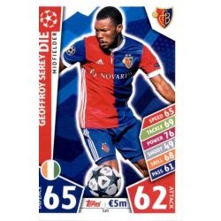 Geoffroy Serey Dié Basilea 320 Match Attax Champions 2017-18