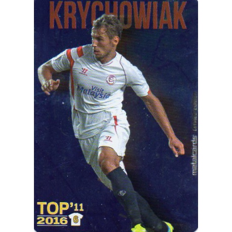 Krychowiak Sevilla Top 11 Liso Metalcard Limited Edition Las Fichas Quiz Liga 2016 Official Quiz Game Collection