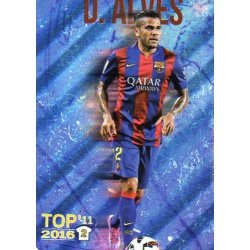 Dani Alves Barcelona Top 11 Rayas Verticales Metalcard Limited Edition Las Fichas Quiz Liga 2016 Official Quiz Game Collection