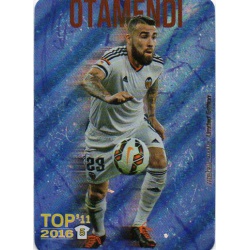 Otamendi Valencia Top 11 Rayas Verticales Metalcard Limited Edition Las Fichas Quiz Liga 2016 Official Quiz Game Collection