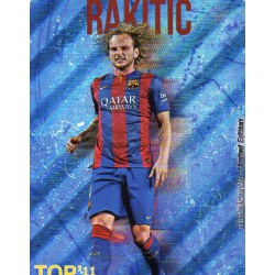 Rakitic Barcelona Top 11 Rayas Verticales Metalcard Limited Edition Las Fichas Quiz Liga 2016 Official Quiz Game Collection