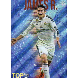 James Rodríguez Real Madrid Top 11 Rayas Verticales Metalcard Limited Edition Las Fichas Quiz Liga 2016 Official Quiz Game Colle