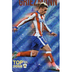 Griezmann Atlético Madrid Top 11 Rayas Verticales Metalcard Limited Edition Las Fichas Quiz Liga 2016 Official Quiz Game Collect