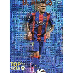 Dani Alves Barcelona Top 11 Tetris Metalcard Limited Edition Las Fichas Quiz Liga 2016 Official Quiz Game Collection