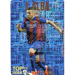 Jordi Alba Barcelona Top 11 Tetris Metalcard Limited Edition Las Fichas Quiz Liga 2016 Official Quiz Game Collection