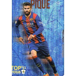Piqué Barcelona Top 11 Security Metalcard Limited Edition Las Fichas Quiz Liga 2016 Official Quiz Game Collection