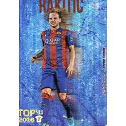 Rakitic Barcelona Top 11 Security Metalcard Limited Edition Las Fichas Quiz Liga 2016 Official Quiz Game Collection