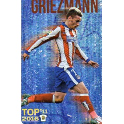 Griezmann Atlético Madrid Top 11 Security Metalcard Limited Edition Las Fichas Quiz Liga 2016 Official Quiz Game Collection