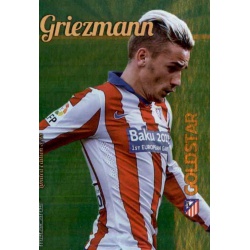 Griezmann Atlético Madrid Gold Star Brillo Liso Limited Edition Las Fichas Quiz Liga 2016 Official Quiz Game Collection