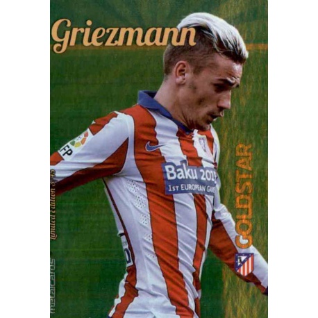 Griezmann Atlético Madrid Gold Star Brillo Liso Limited Edition Las Fichas Quiz Liga 2016 Official Quiz Game Collection