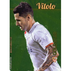 Vitolo Sevilla Gold Star Brillo Liso Limited Edition Las Fichas Quiz Liga 2016 Official Quiz Game Collection