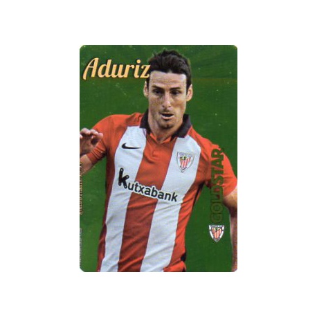Aduriz Athletic Club Gold Star Brillo Liso Limited Edition Las Fichas Quiz Liga 2016 Official Quiz Game Collection
