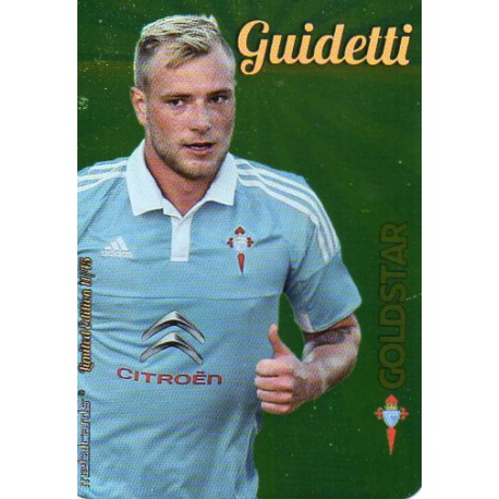 Guidetti Celta Gold Star Brillo Liso Limited Edition Las Fichas Quiz Liga 2016 Official Quiz Game Collection