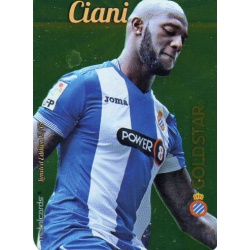 Ciani Espanyol Gold Star Brillo Liso Limited Edition Las Fichas Quiz Liga 2016 Official Quiz Game Collection