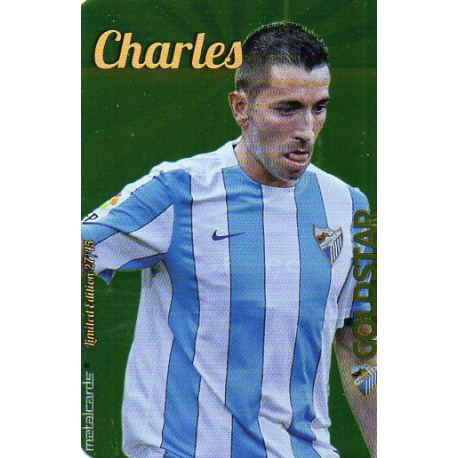 Charles Málaga Gold Star Brillo Liso Limited Edition Las Fichas Quiz Liga 2016 Official Quiz Game Collection