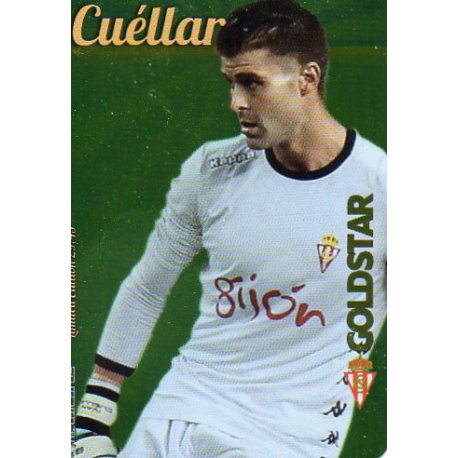 Cuéllar Sporting Gold Star Brillo Liso Limited Edition Las Fichas Quiz Liga 2016 Official Quiz Game Collection