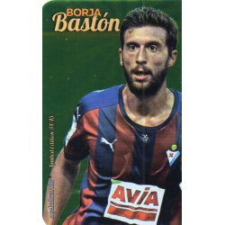 Borja Bastón Eibar Gold Star Brillo Liso Limited Edition Las Fichas Quiz Liga 2016 Official Quiz Game Collection
