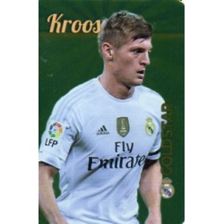 Kroos Real Madrid Gold Star Brillo Liso Limited Edition Las Fichas Quiz Liga 2016 Official Quiz Game Collection