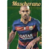 Mascherano Barcelona Gold Star Brillo Liso Limited Edition Las Fichas Quiz Liga 2016 Official Quiz Game Collection