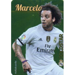 Marcelo Real Madrid Gold Star Brillo Liso Limited Edition Las Fichas Quiz Liga 2016 Official Quiz Game Collection