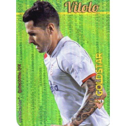 Vitolo Sevilla Gold Star Security Limited Edition Las Fichas Quiz Liga 2016 Official Quiz Game Collection