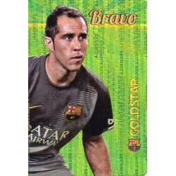 Claudio Bravo Barcelona Gold Star Security Limited Edition Las Fichas Quiz Liga 2016 Official Quiz Game Collection