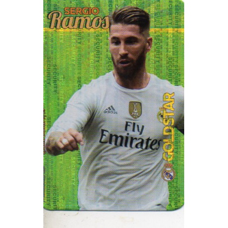Sergio Ramos Real Madrid Gold Star Security Limited Edition Las Fichas Quiz Liga 2016 Official Quiz Game Collection