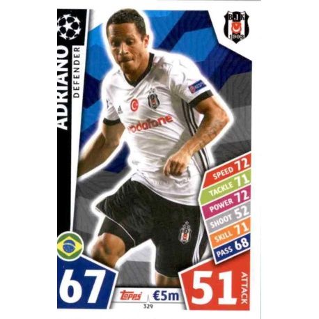 Adriano Besiktas 329 Match Attax Champions 2017-18