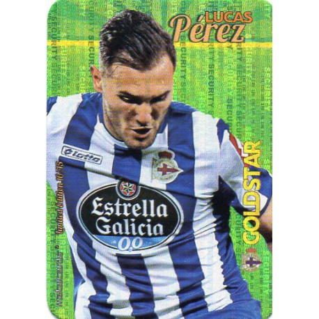 Lucas Pérez Deportivo Gold Star Security Limited Edition Las Fichas Quiz Liga 2016 Official Quiz Game Collection