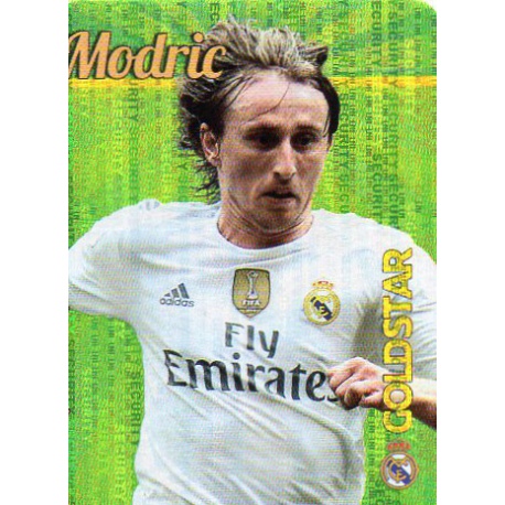 Modric Real Madrid Gold Star Security Limited Edition Las Fichas Quiz Liga 2016 Official Quiz Game Collection