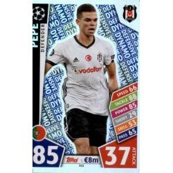 Pepe - Defensive Dynamo Besiktas 331 Match Attax Champions 2017-18