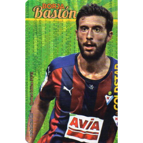 Borja Bastón Eibar Gold Star Security Limited Edition Las Fichas Quiz Liga 2016 Official Quiz Game Collection