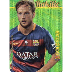 Rakitic Barcelona Gold Star Security Limited Edition Las Fichas Quiz Liga 2016 Official Quiz Game Collection