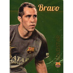 Claudio Bravo Barcelona Gold Star Dorado Limited Edition Las Fichas Quiz Liga 2016 Official Quiz Game Collection