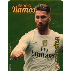 Sergio Ramos Real Madrid Gold Star Dorado Limited Edition Las Fichas Quiz Liga 2016 Official Quiz Game Collection