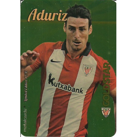 Aduriz Athletic Club Gold Star Dorado Limited Edition Las Fichas Quiz Liga 2016 Official Quiz Game Collection