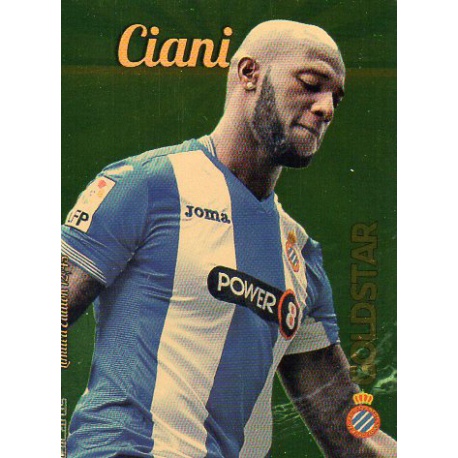 Ciani Espanyol Gold Star Dorado Limited Edition Las Fichas Quiz Liga 2016 Official Quiz Game Collection