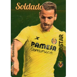 Soldado Villarreal Gold Star Dorado Limited Edition Las Fichas Quiz Liga 2016 Official Quiz Game Collection