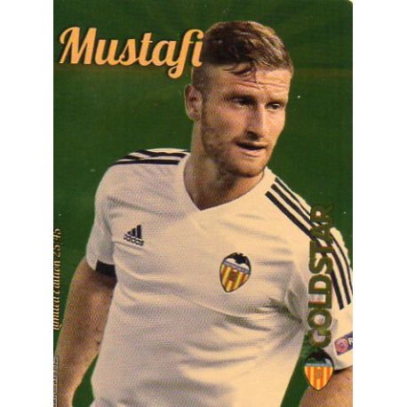 Mustafi Valencia Gold Star Dorado Limited Edition Las Fichas Quiz Liga 2016 Official Quiz Game Collection