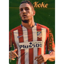 Koke Atlético Madrid Gold Star Dorado Limited Edition Las Fichas Quiz Liga 2016 Official Quiz Game Collection