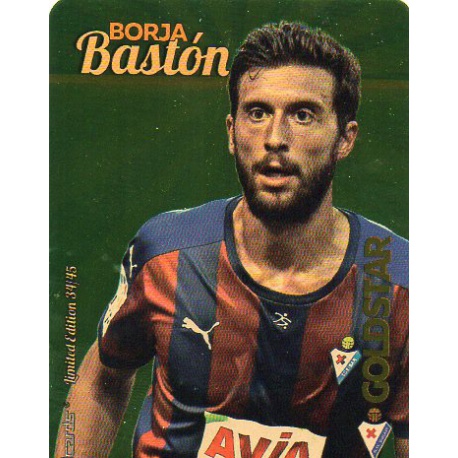 Borja Bastón Eibar Gold Star Dorado Limited Edition Las Fichas Quiz Liga 2016 Official Quiz Game Collection